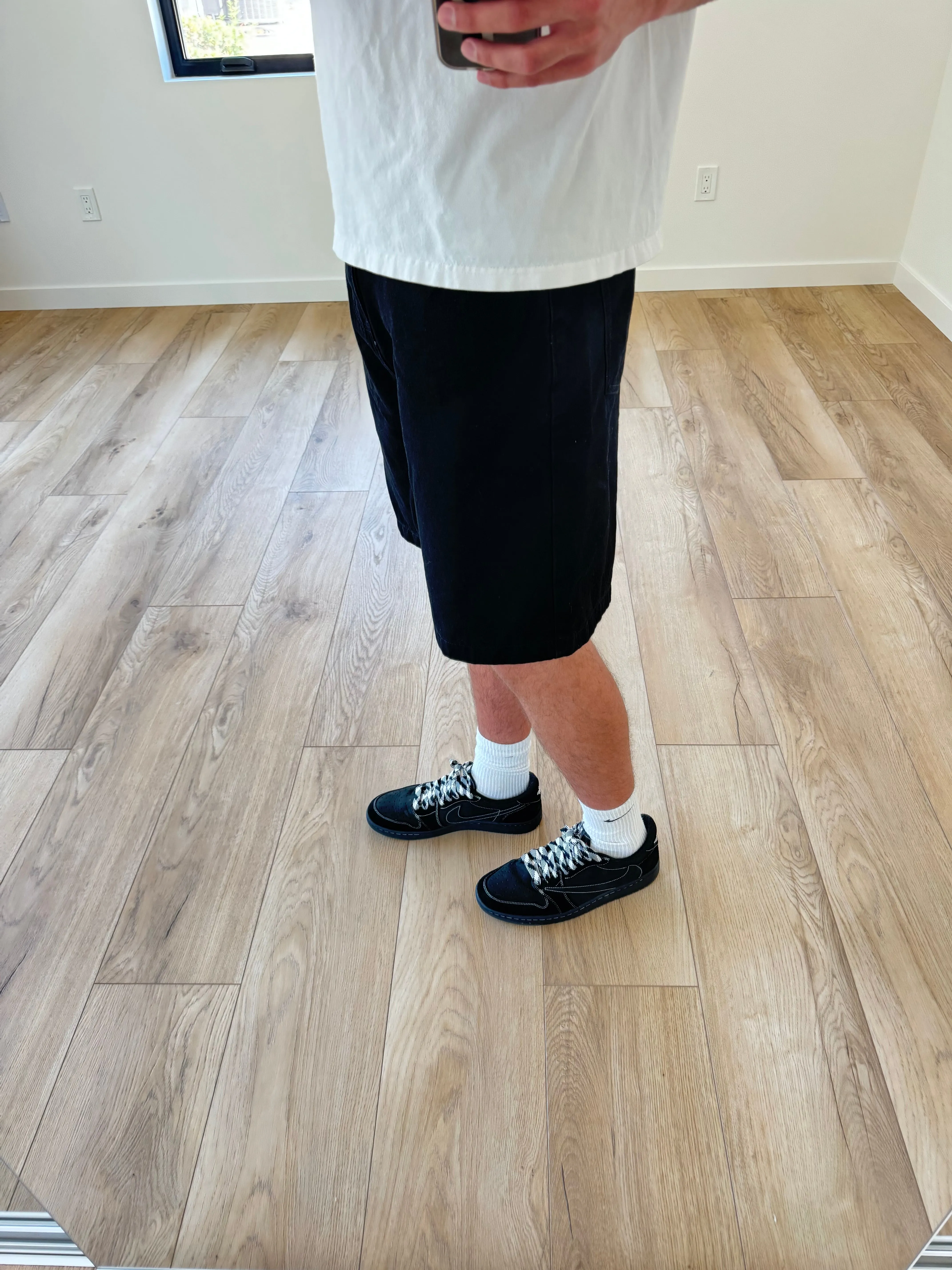 Black Baggy Jorts