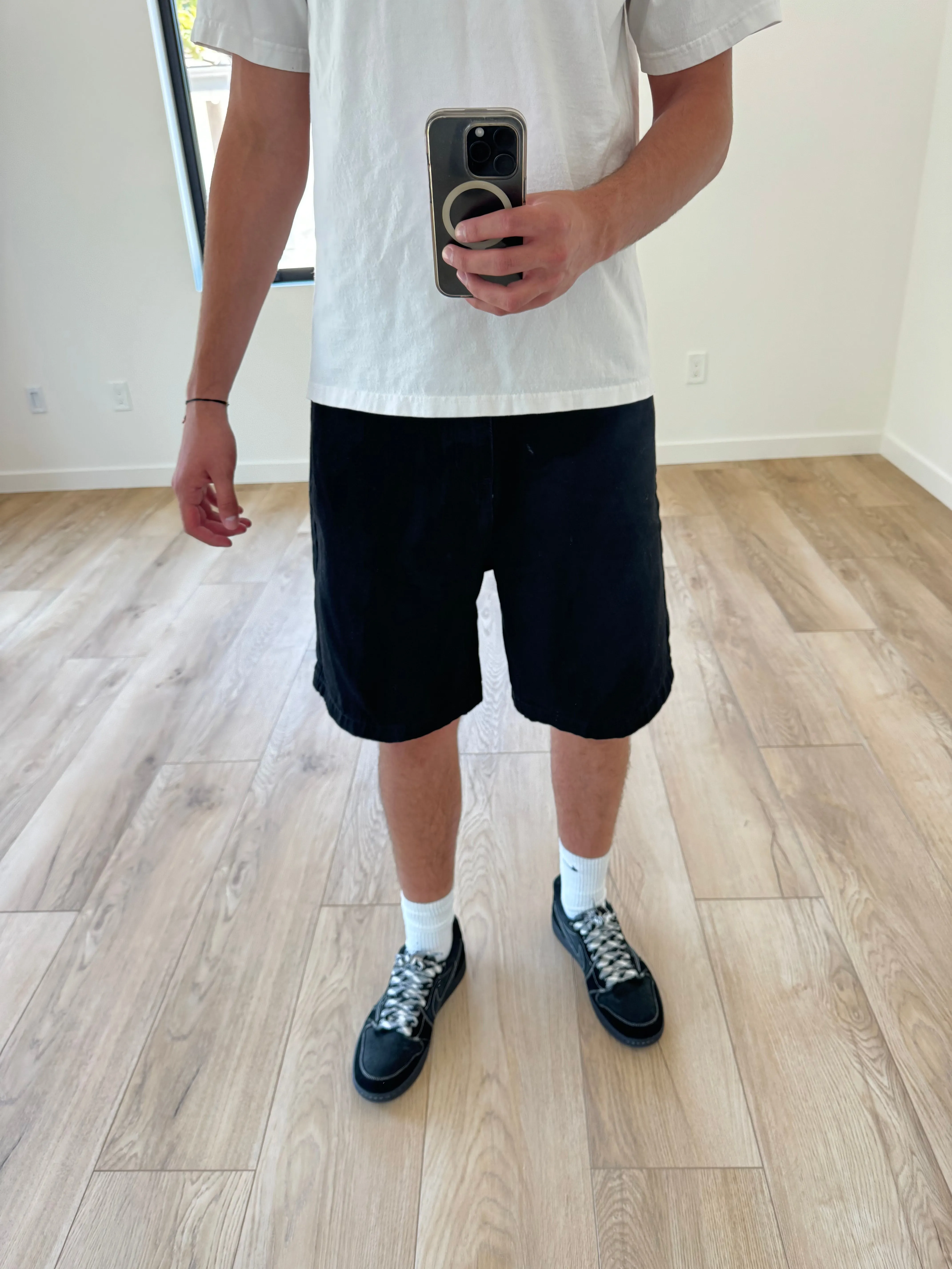 Black Baggy Jorts