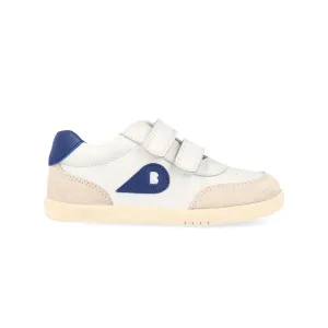 Bobux I-Walk Champ Shoes - Chalk   Gentian Blue