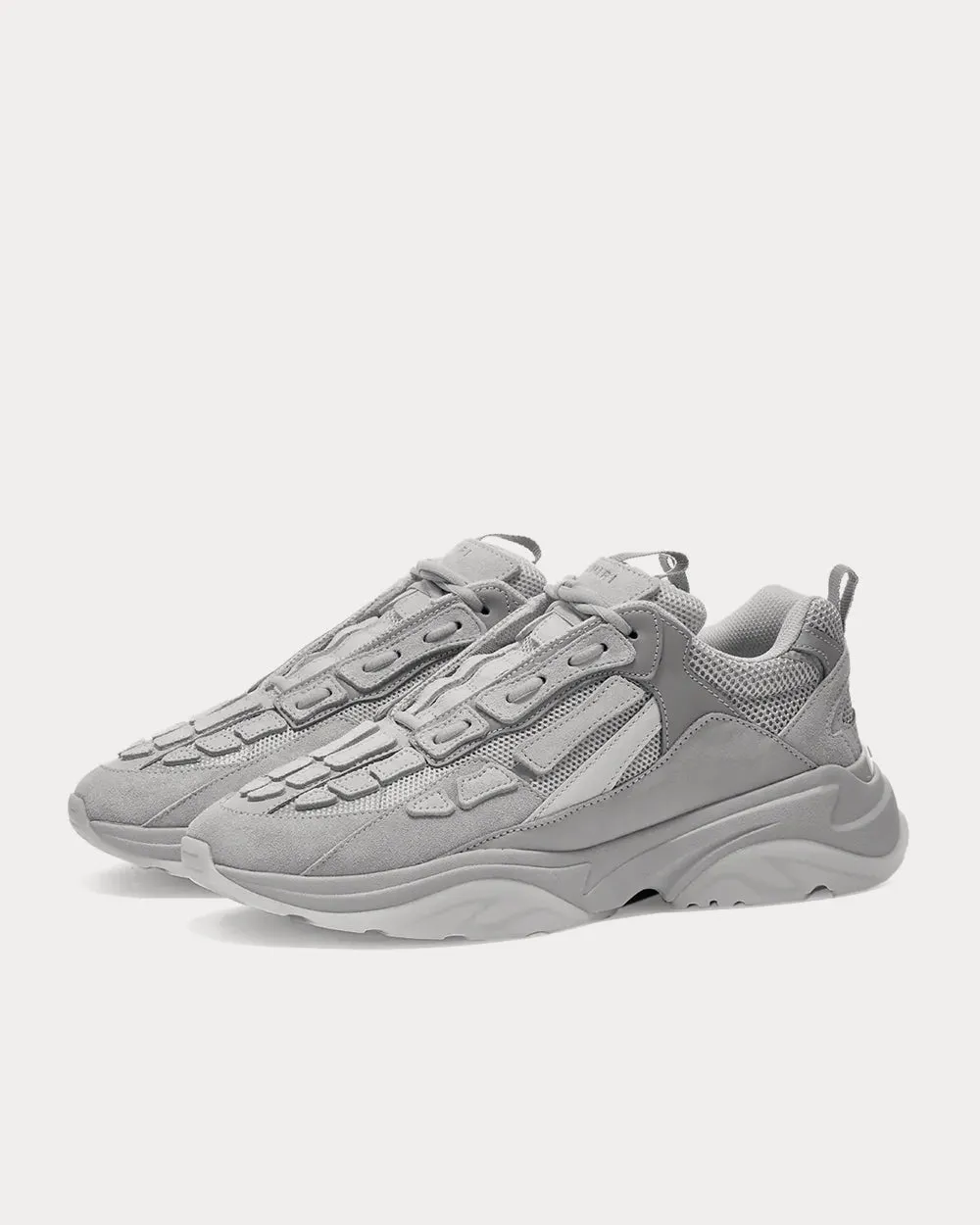 Bone Runner Grey Low Top Sneakers