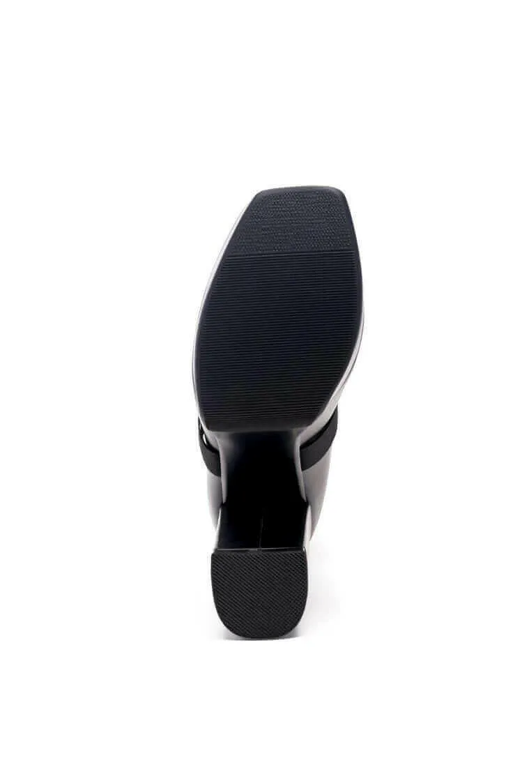 boomer chunky high block heel boots
