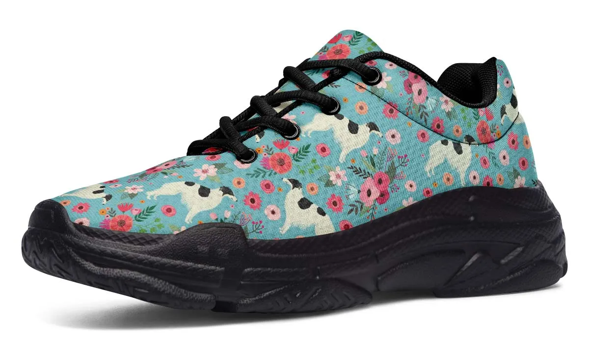 Borzoi Flower Chunky Sneakers