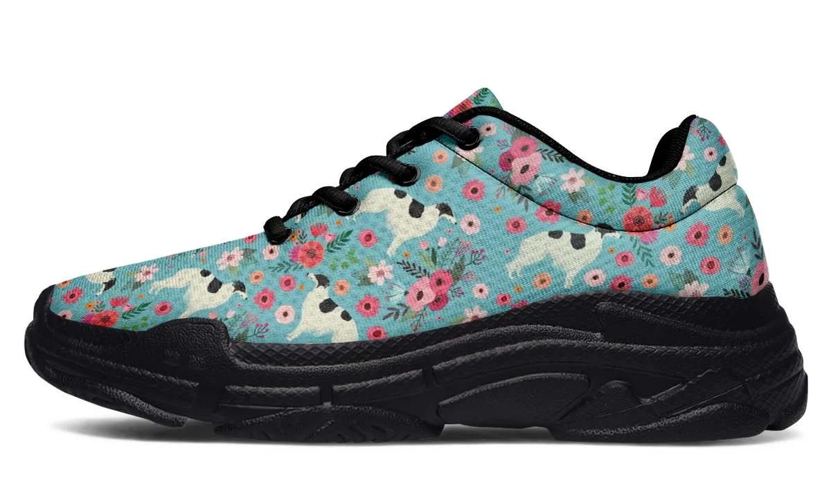 Borzoi Flower Chunky Sneakers