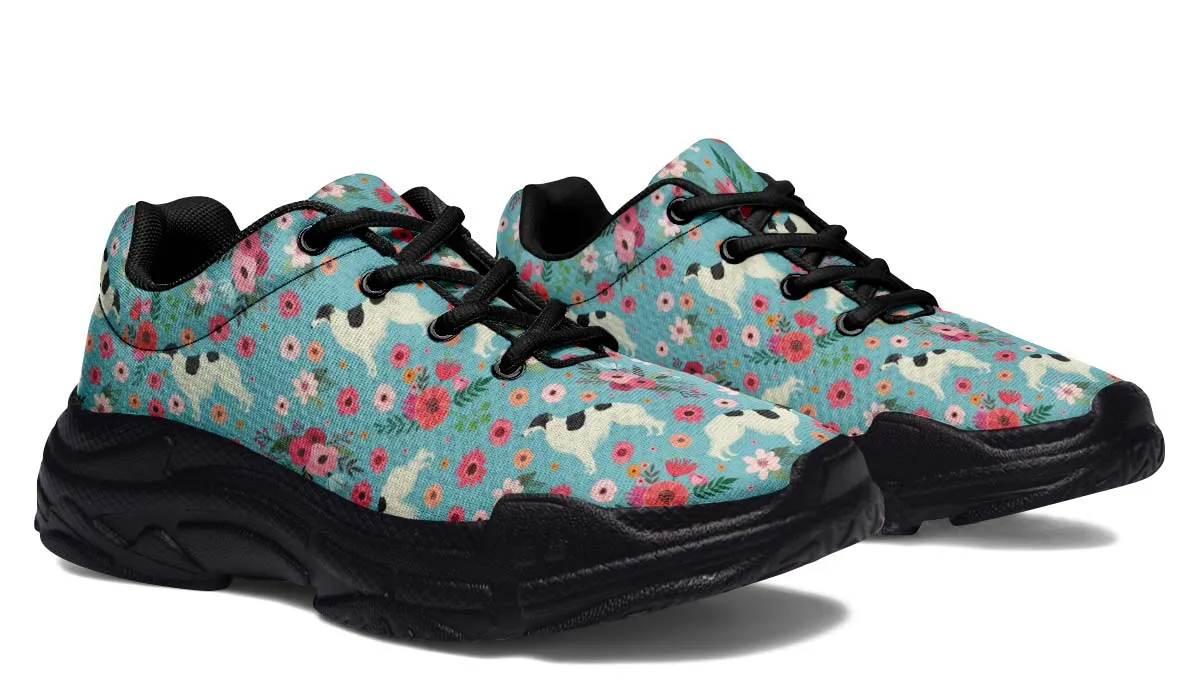 Borzoi Flower Chunky Sneakers