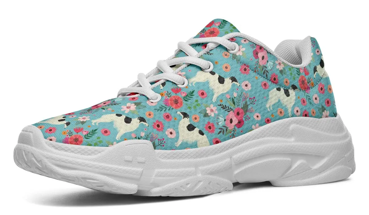 Borzoi Flower Chunky Sneakers