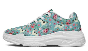 Borzoi Flower Chunky Sneakers