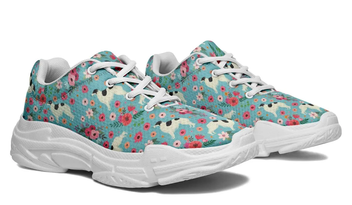 Borzoi Flower Chunky Sneakers