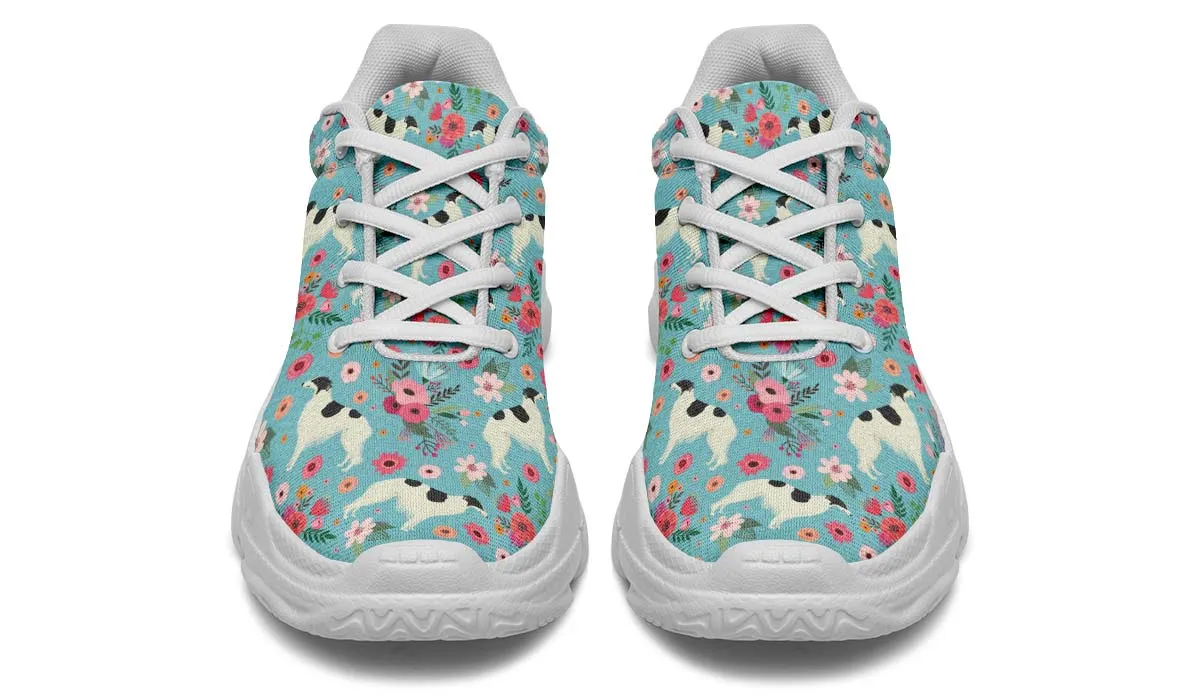 Borzoi Flower Chunky Sneakers