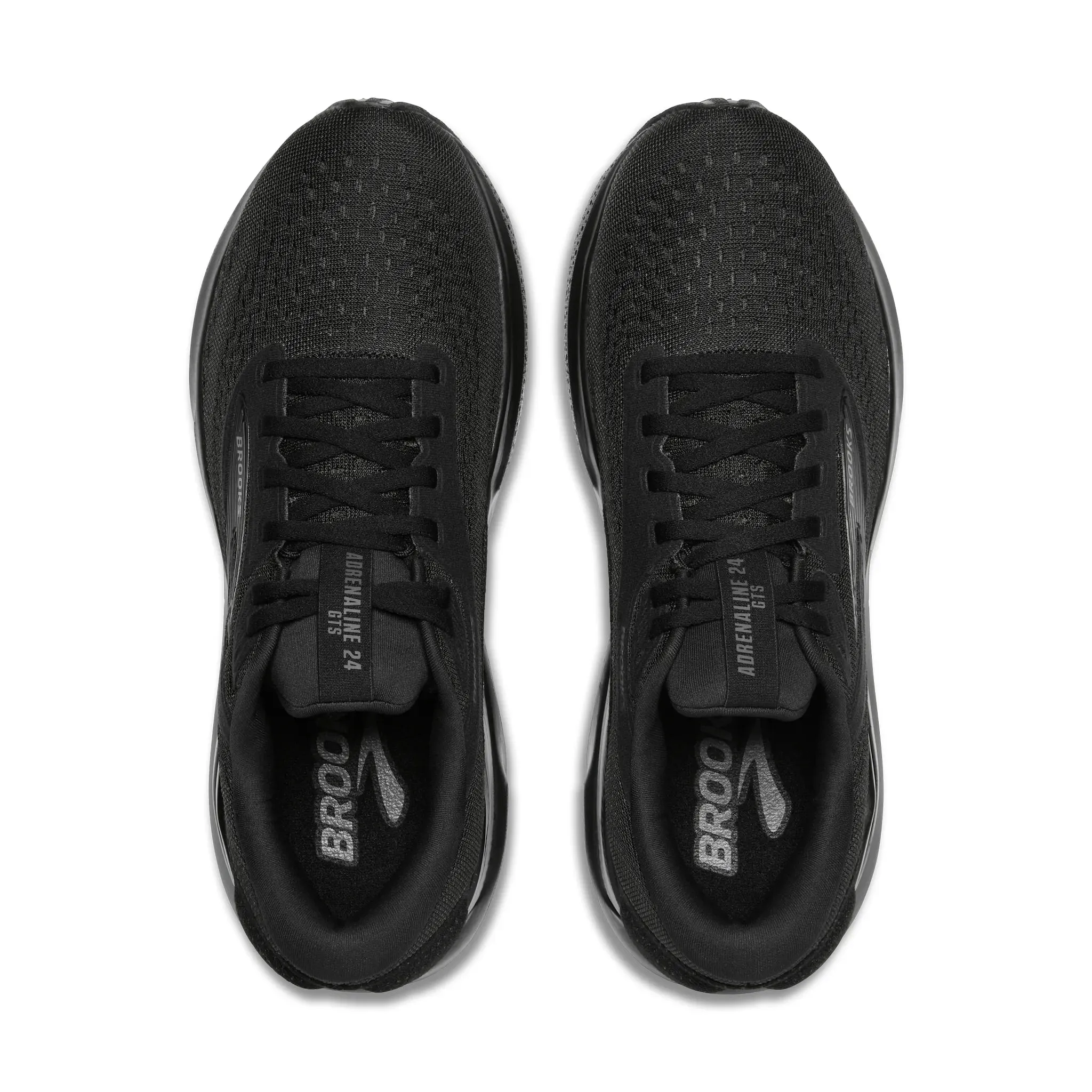 Brooks Mens Trainer Adrenaline GTS 24 Black/Black/Ebony