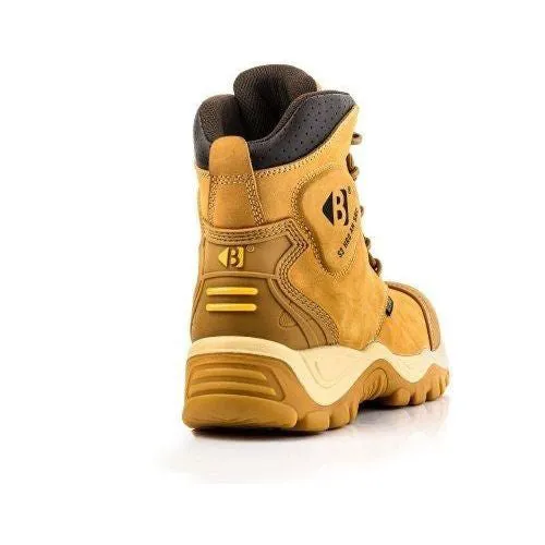 Buckler Safety Boots Waterproof Honey – BSH012HY | Lightweight & Durable Work Boots