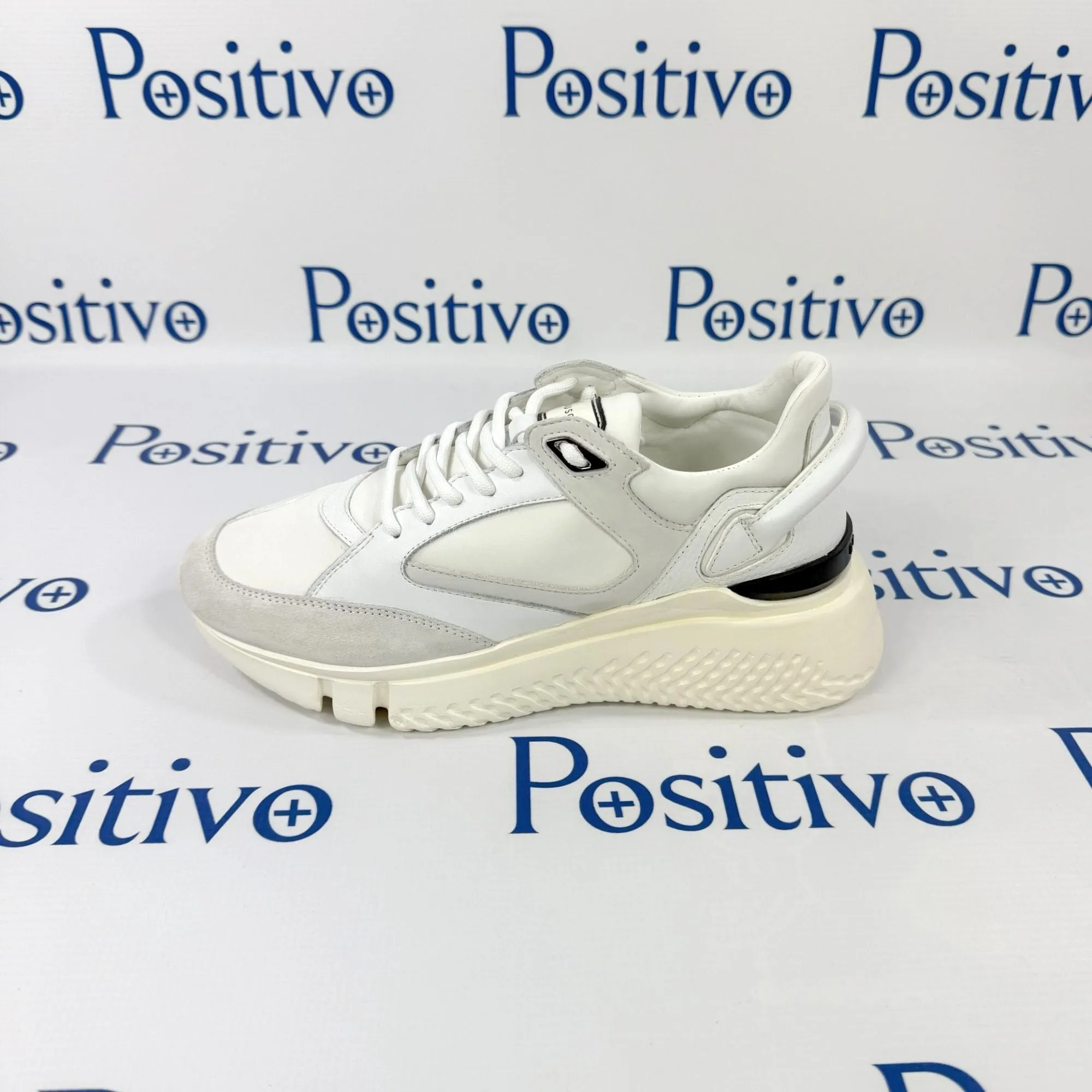 Buscemi Veloce Mix Alce Bianco Ottico Suede Neoprene Sneakers