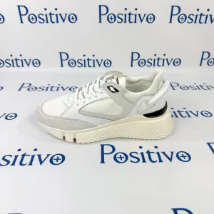 Buscemi Veloce Mix Alce Bianco Ottico Suede Neoprene Sneakers