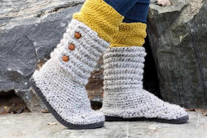 Cabin Boots Crochet Pattern