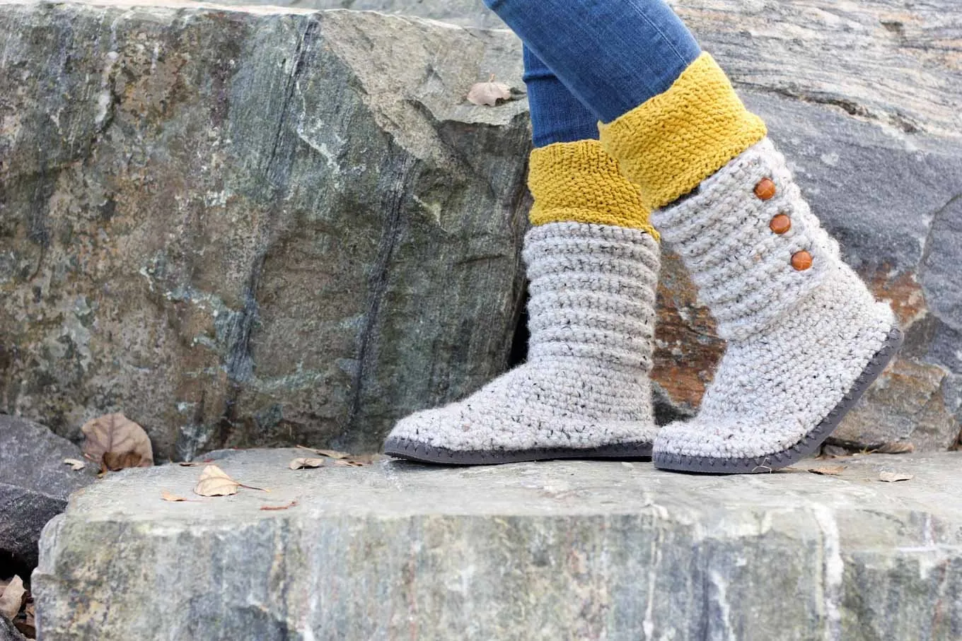 Cabin Boots Crochet Pattern