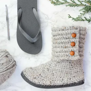 Cabin Boots Crochet Pattern