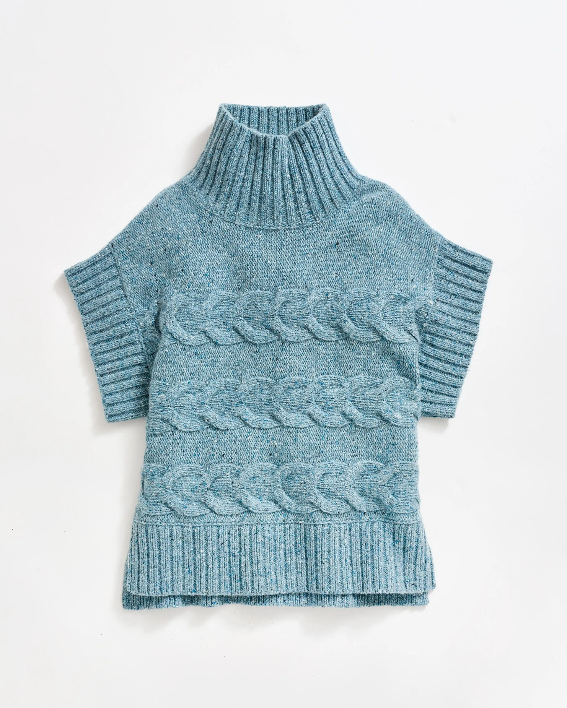 Cable Shell Sweater