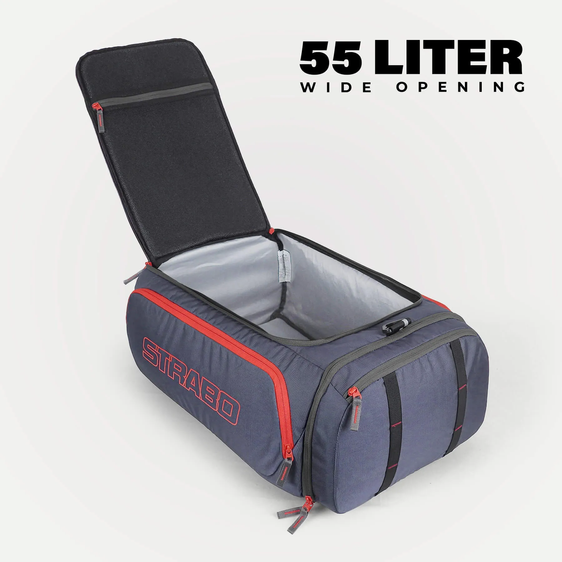 Camper 2-in-1 Duffel   Backpack - Grey