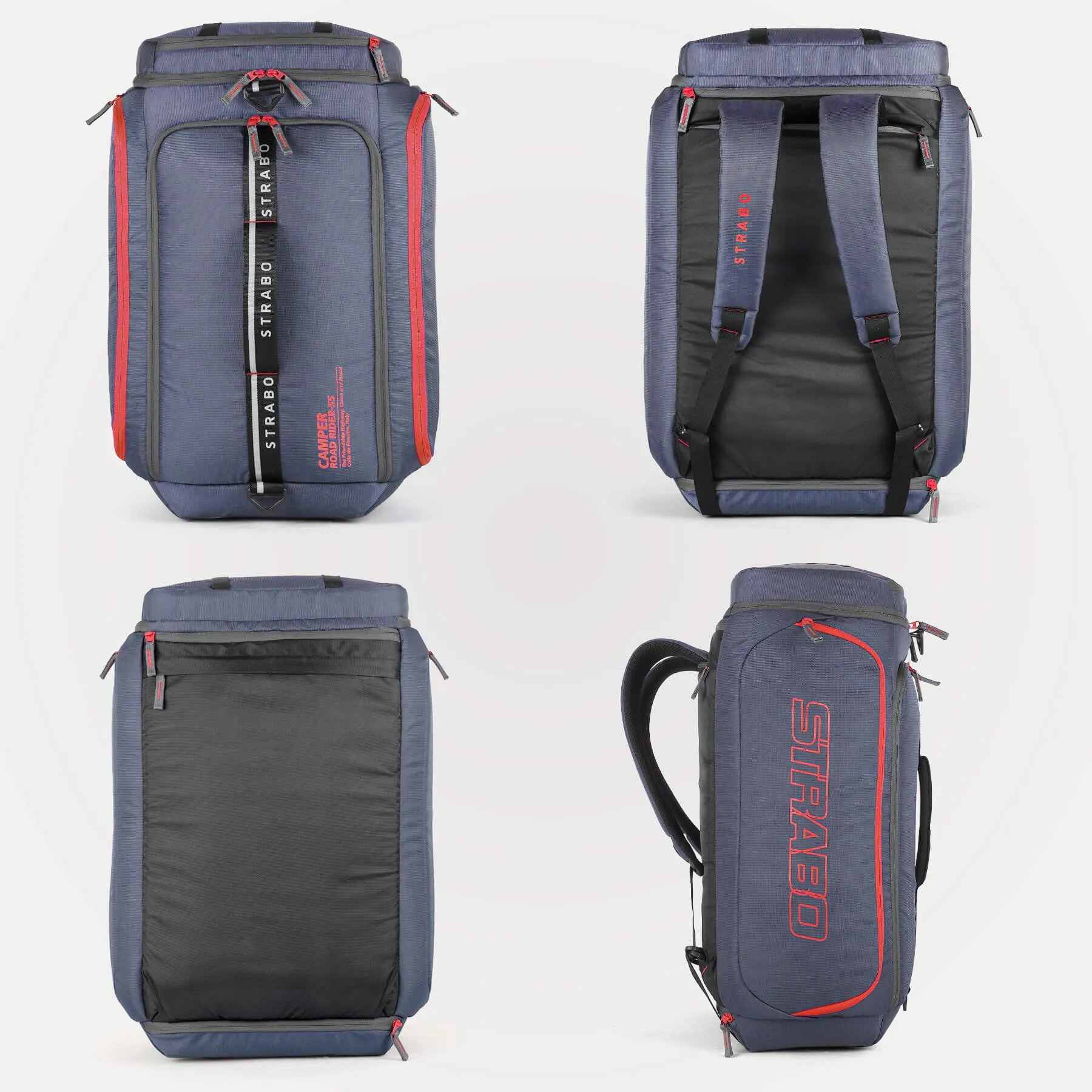 Camper 2-in-1 Duffel   Backpack - Grey