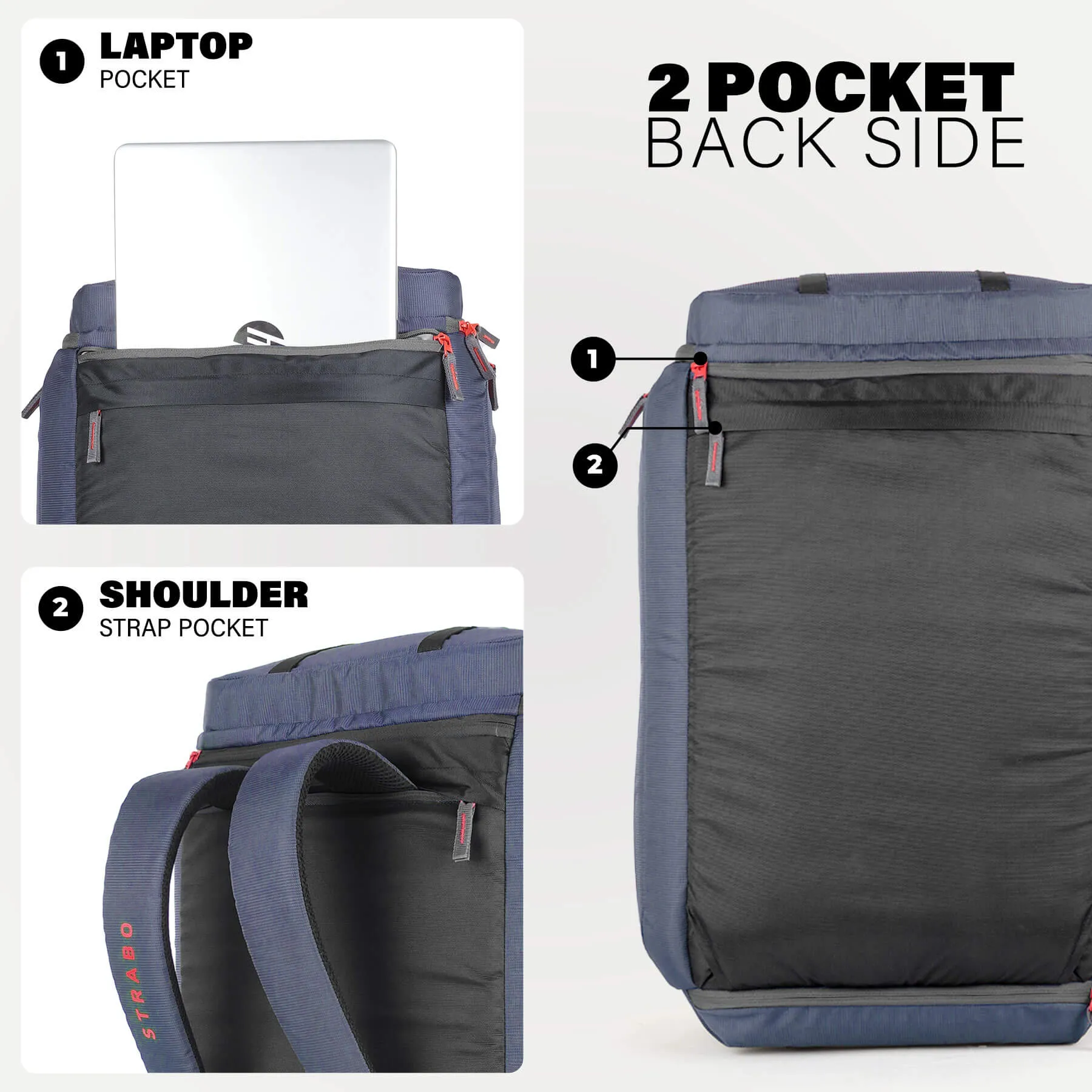 Camper 2-in-1 Duffel   Backpack - Grey