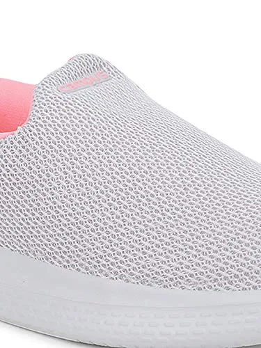 Campus Women's Zoe Plus L.Gry/B.Pink Running Shoes -4 UK/India