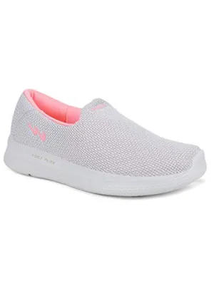 Campus Women's Zoe Plus L.Gry/B.Pink Running Shoes -4 UK/India