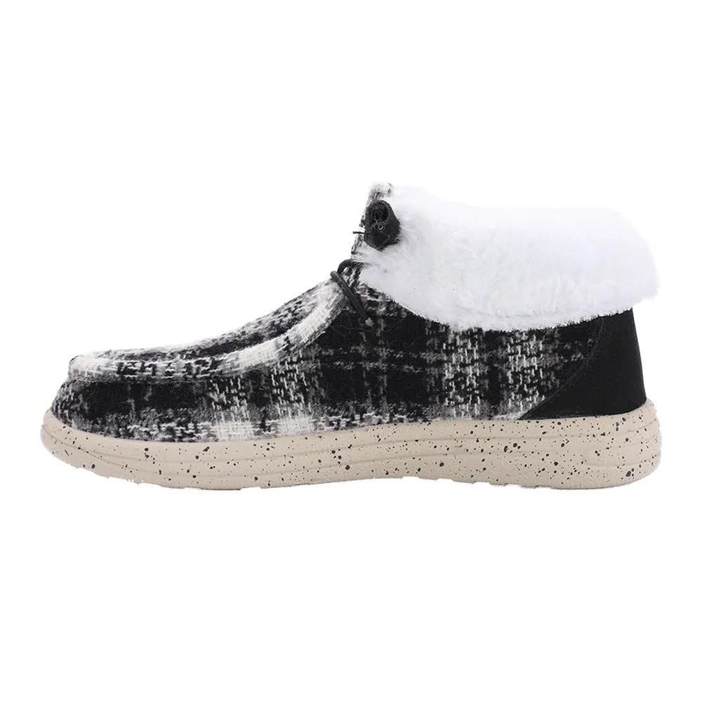 Cassidy Plaid Bootie Slippers