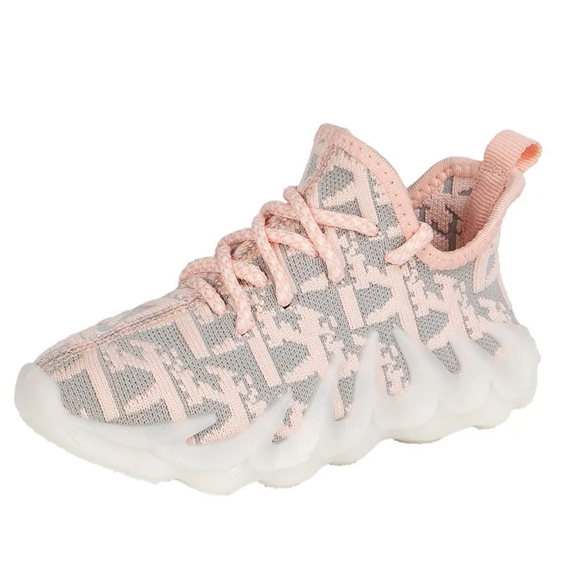 Children Shoes Fashion Boys Girls Soft Bottom Non Slip Sneaker Sports Shoes