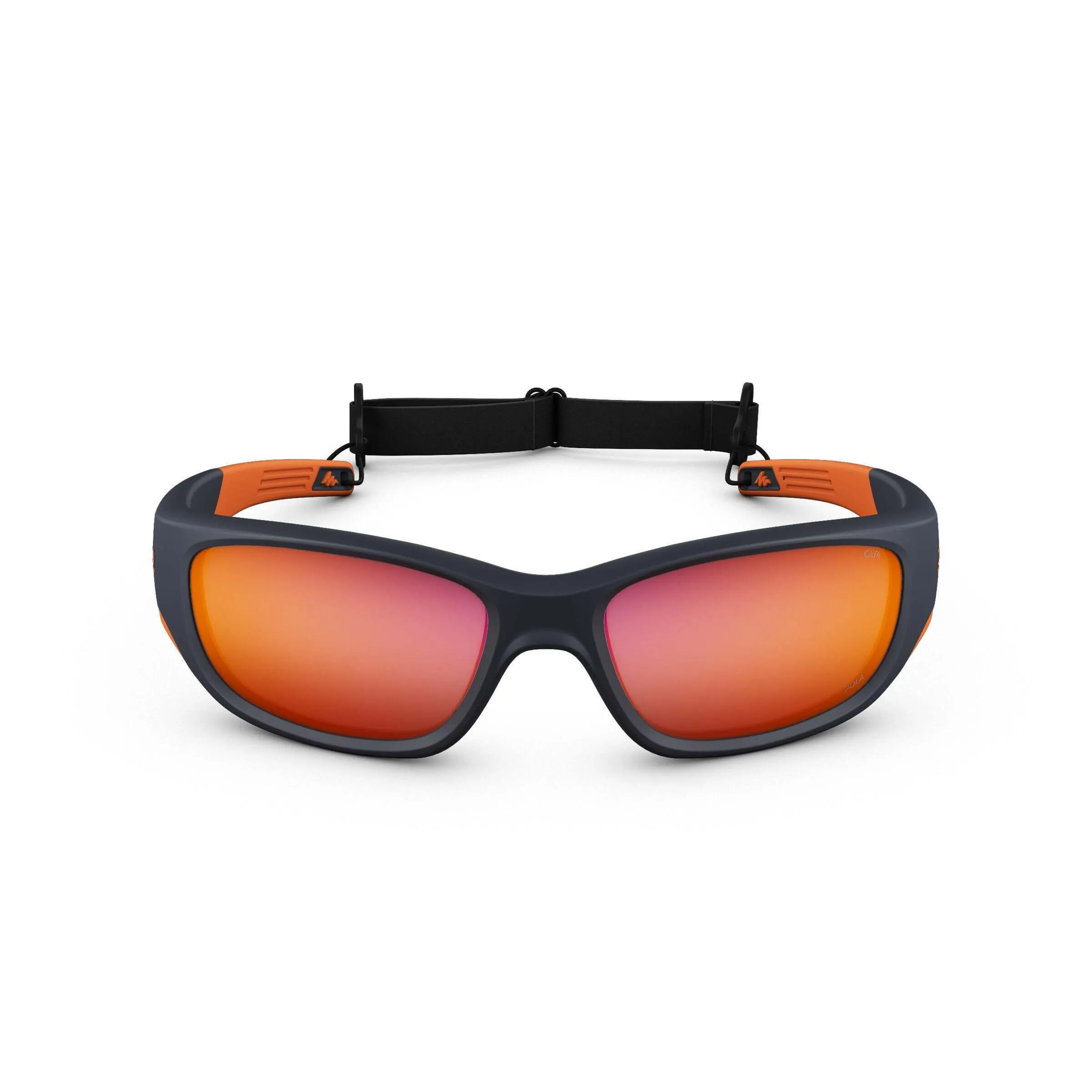 Children's sunglasses Quechua MH T550, category 4, black-orange