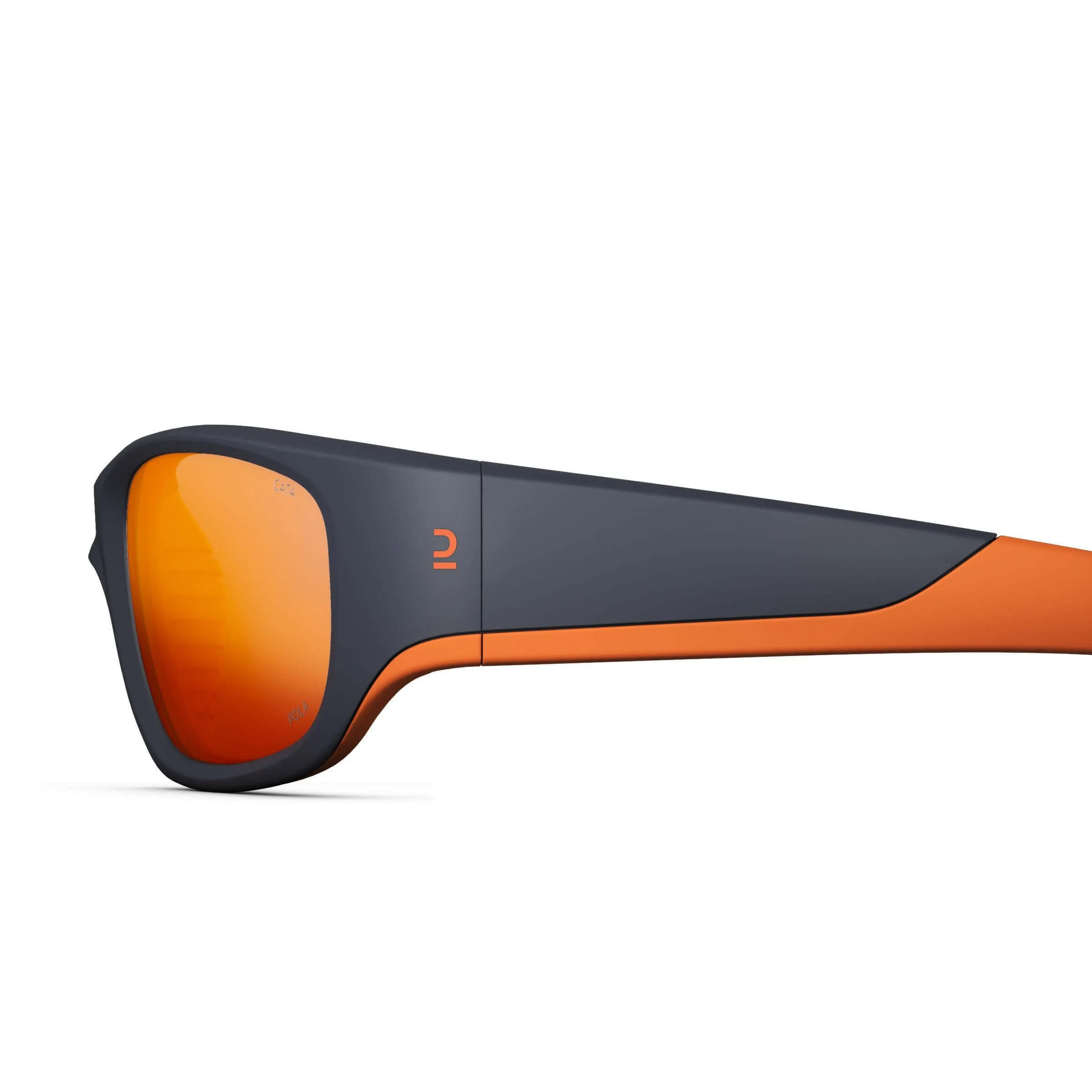 Children's sunglasses Quechua MH T550, category 4, black-orange