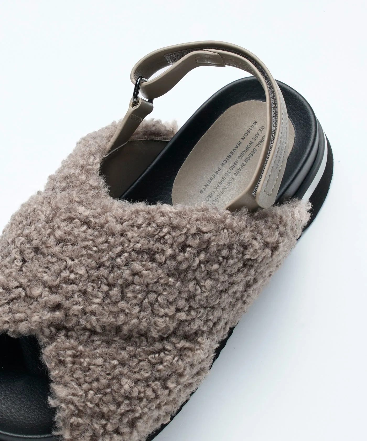 Chunky Sole Boa Sneakers - Gray