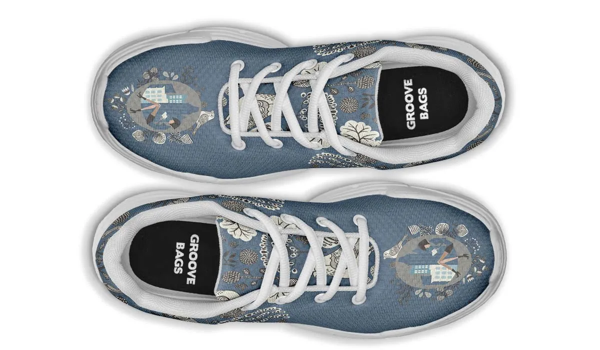 City Reading Chunky Sneakers