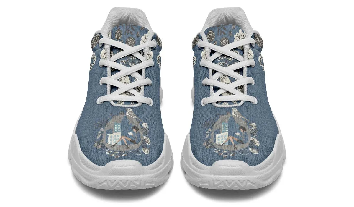 City Reading Chunky Sneakers