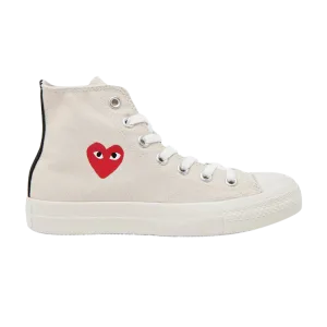 Converse Comme des Garçons x Chuck Taylor All Star Hi 'Milk' sneakers, white