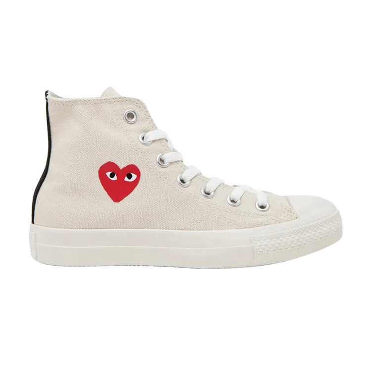 Converse Comme des Garçons x Chuck Taylor All Star Hi 'Milk' sneakers, white