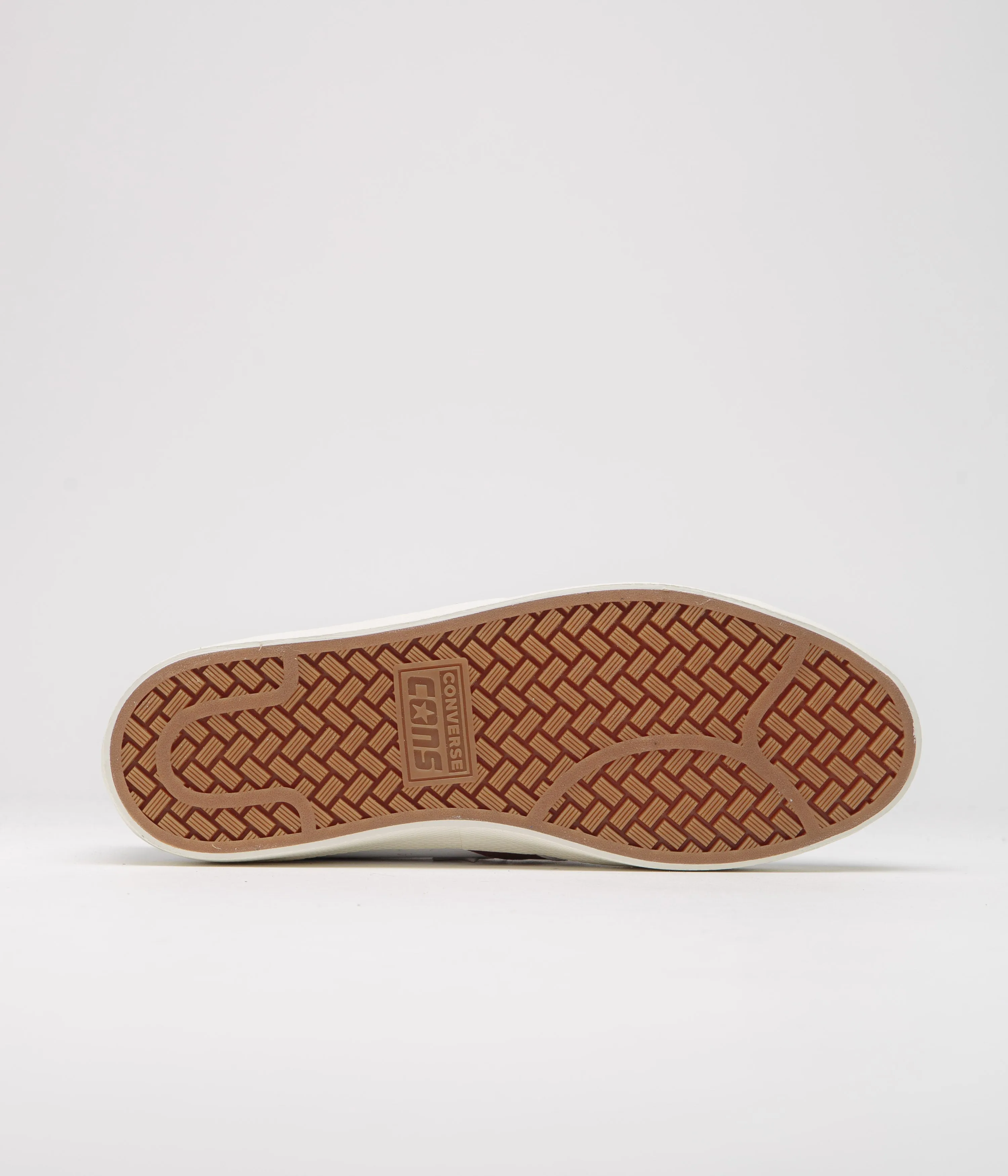 Converse PL Vulc Pro Ox Shoes - White / Deep Bordeaux / Egret