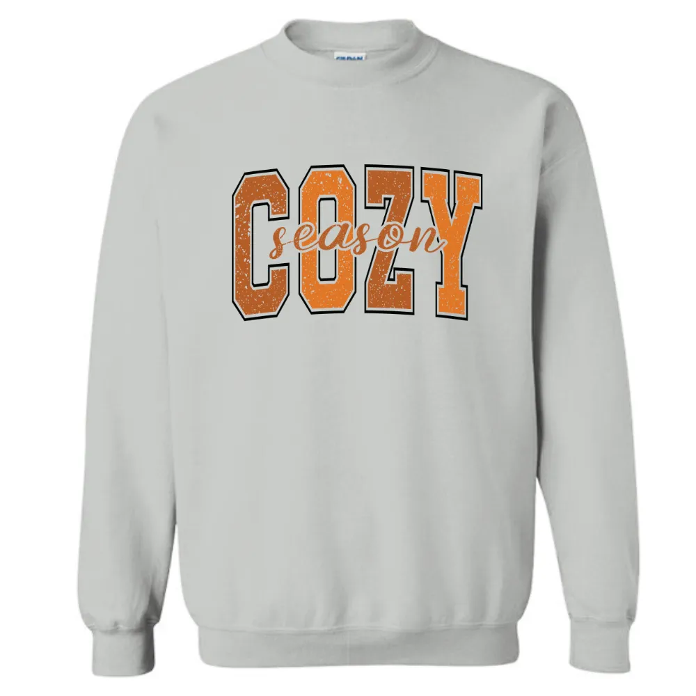 Cozy Season Crew in Orange Font
