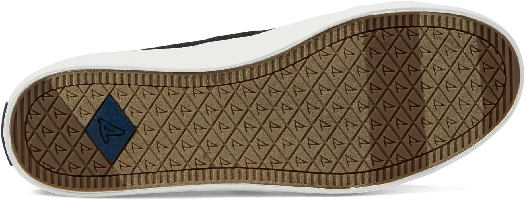 Crest Vibe Washed Linen Sperry Sneakers, black