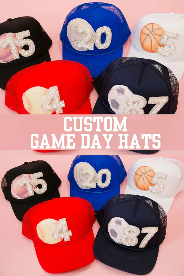 CUSTOM SPORTS PATCH TRUCKER HAT