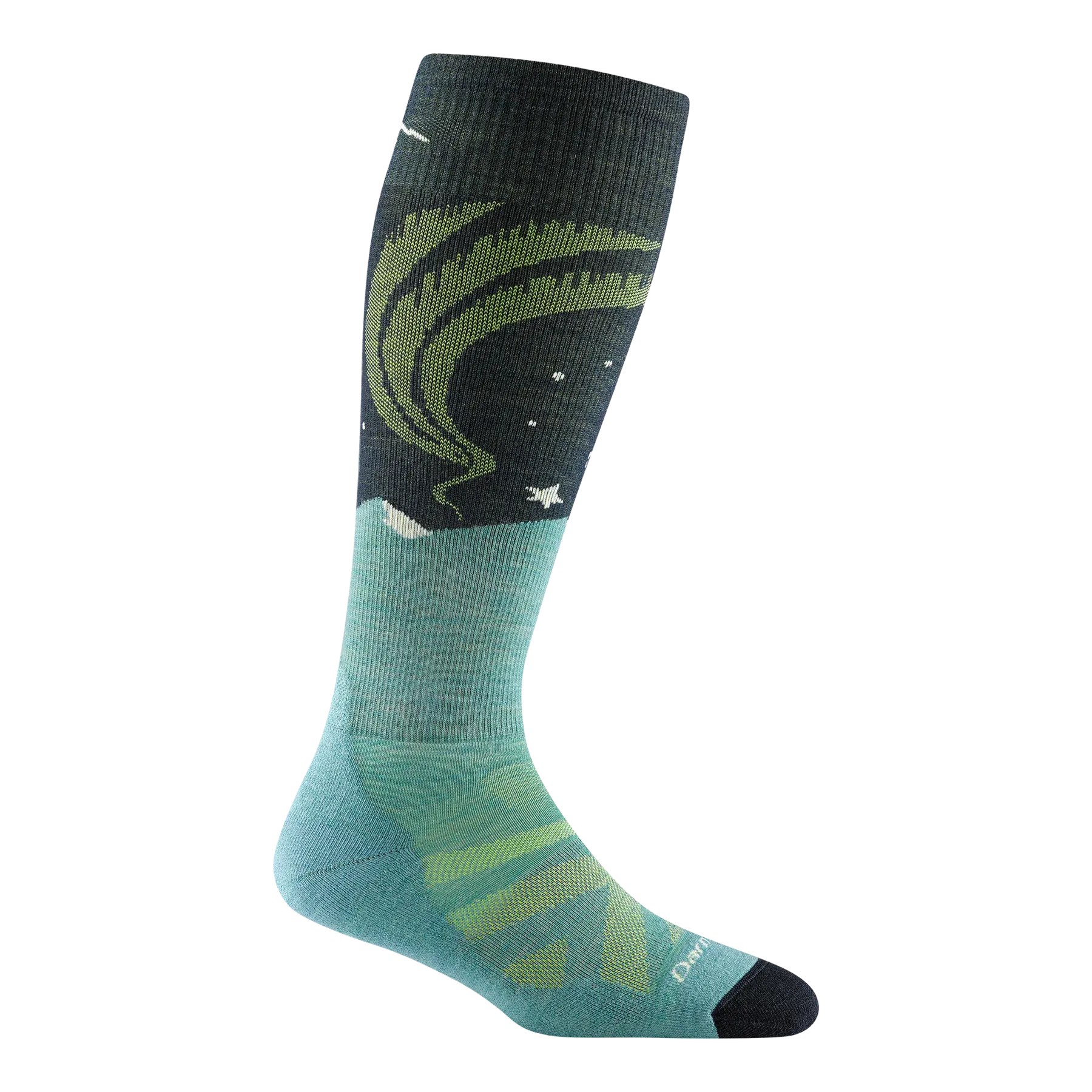 Darn Tough Women's Aurora Over-The-Calf Lightweight Ski & Snowboard Sock