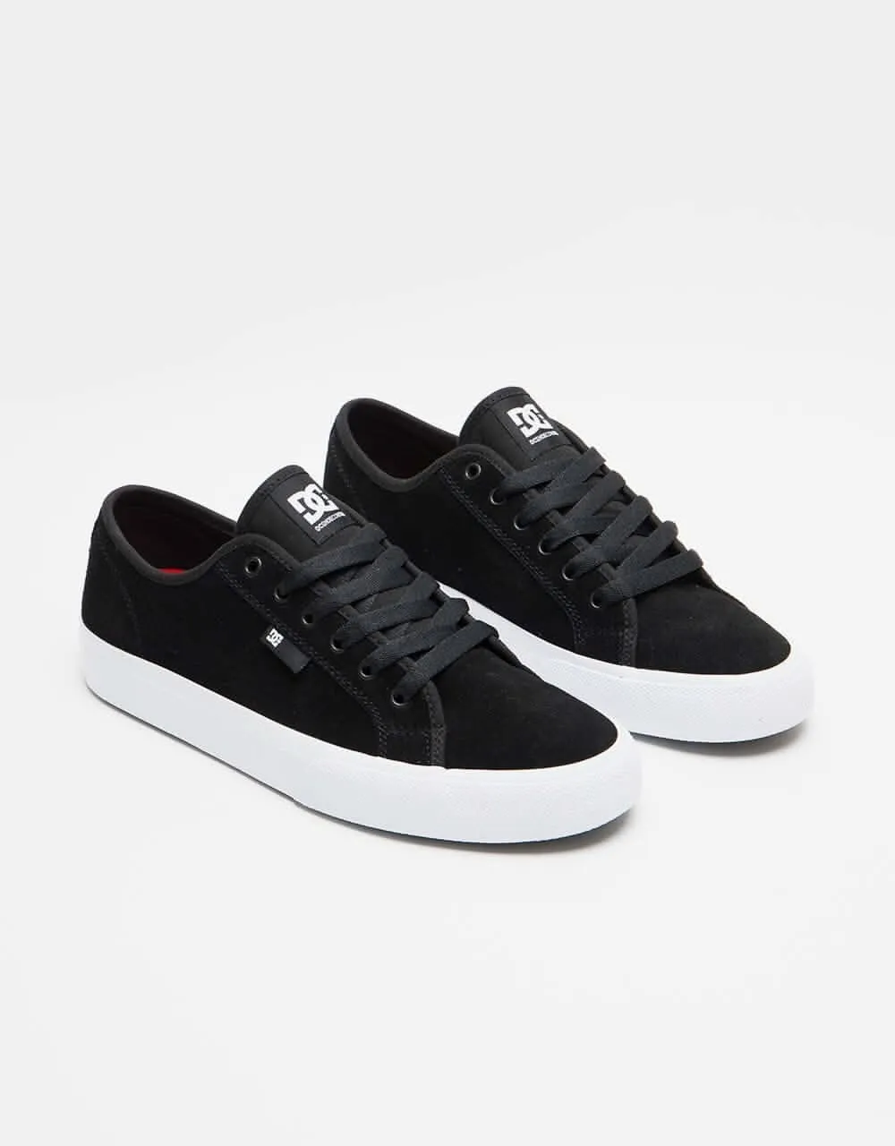 DC Manual S Skate Shoes - Black/White