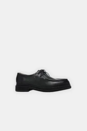 Derby Leather Lace-Up Shoes