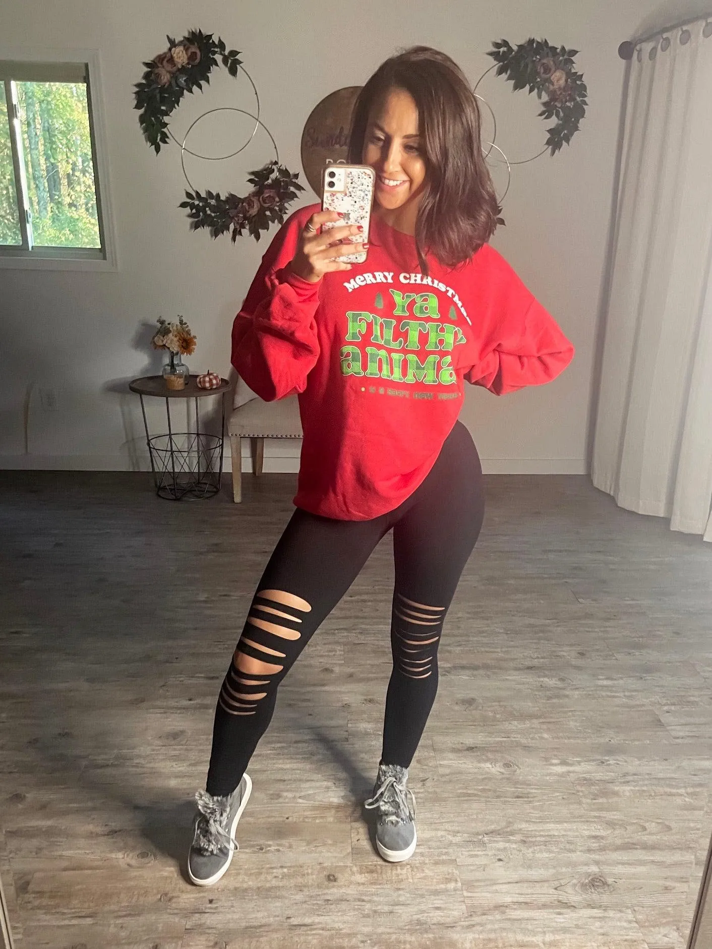 Destroyed Butter Leggings (Black)