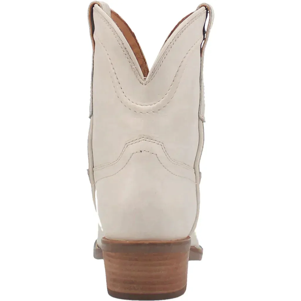 DINGO SEGUARO LEATHER WHITE BOOTIE STYLE DI825WH