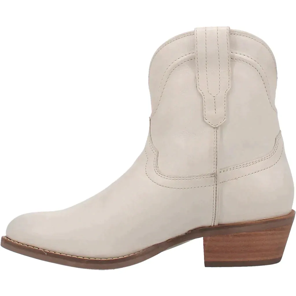 DINGO SEGUARO LEATHER WHITE BOOTIE STYLE DI825WH
