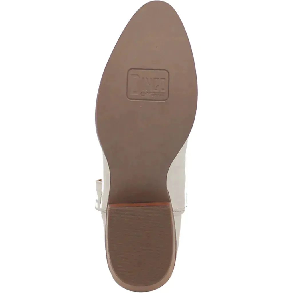 DINGO SEGUARO LEATHER WHITE BOOTIE STYLE DI825WH