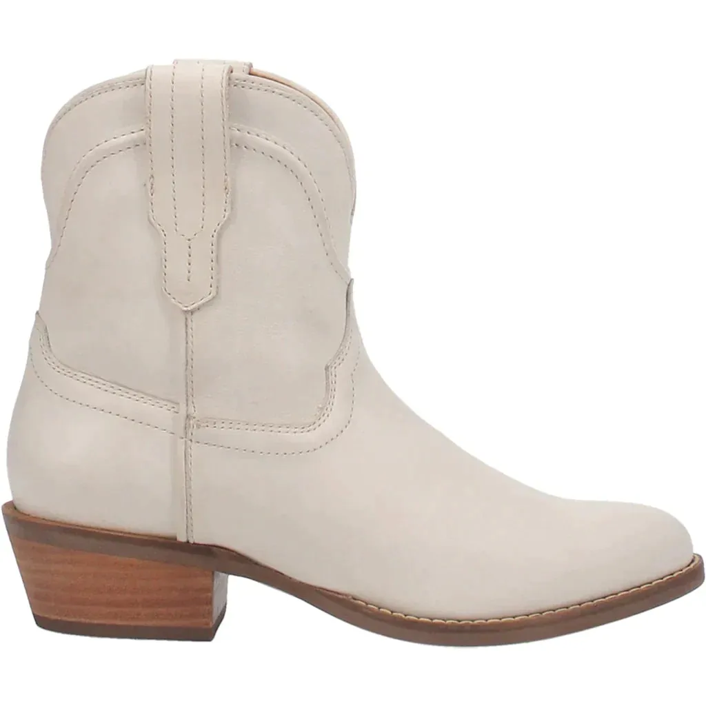 DINGO SEGUARO LEATHER WHITE BOOTIE STYLE DI825WH