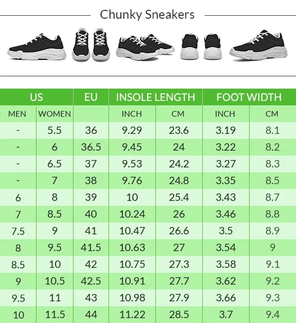 Doodle Style Science Chunky Sneakers