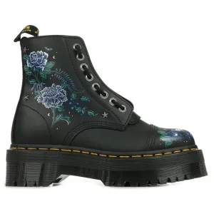 Dr. Martens Sinclair Mystic Floral Print Full Grain Leather Women's Platform Boots