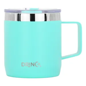 DRINCO® 14 oz Trekking Coffee Mug - Teal
