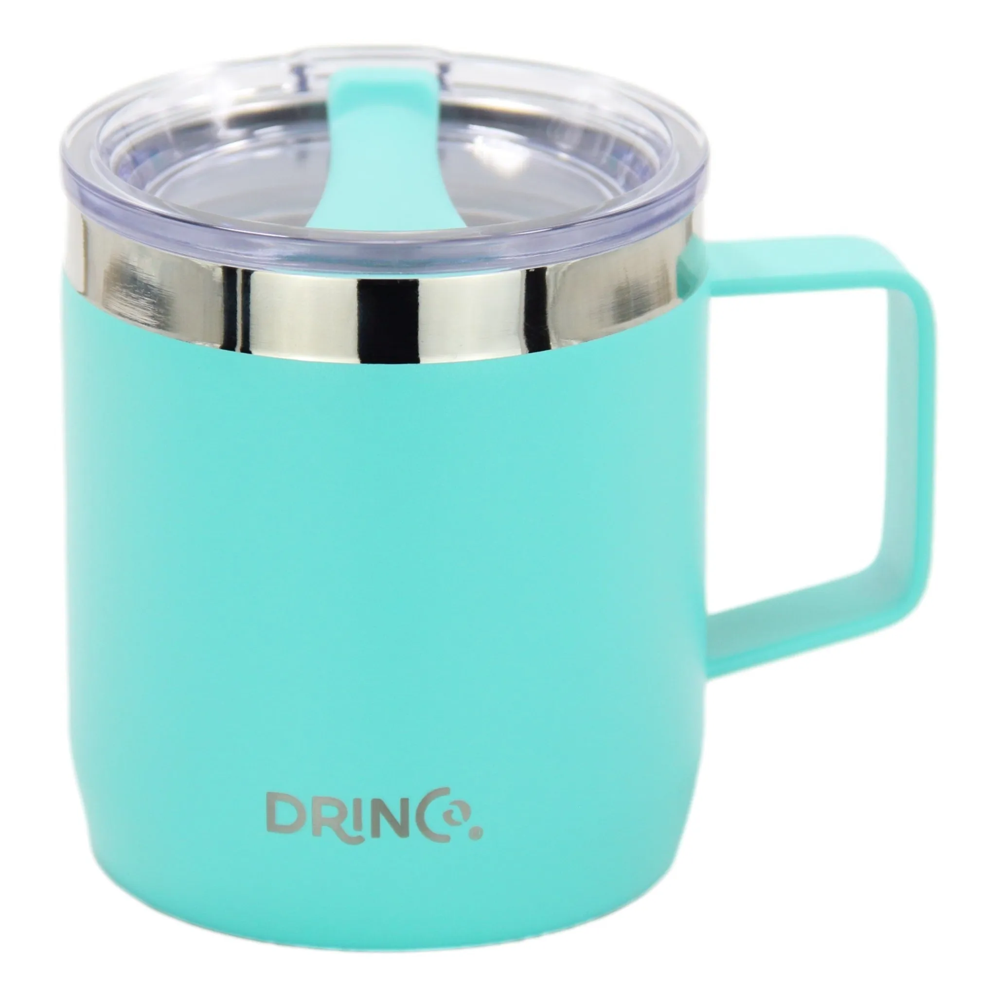DRINCO® 14 oz Trekking Coffee Mug - Teal